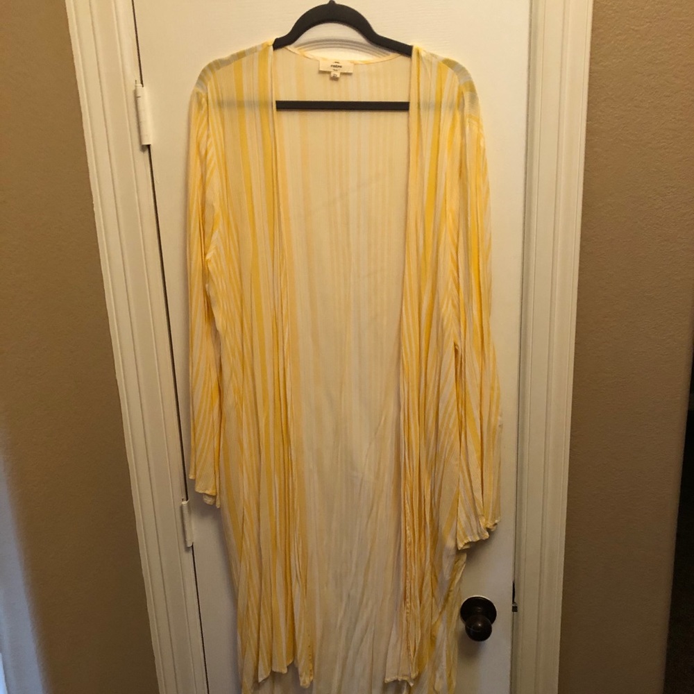 Stripped kimono